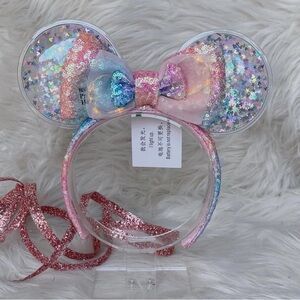 Disney Shanghai Light Up Confetti Ears Headband